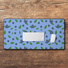 Blueberry Muster Desk Mat Schreibtischunterlage