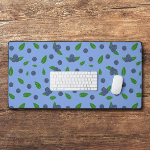 Blueberry Muster Desk Mat Schreibtischunterlage