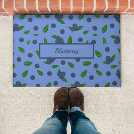 Blueberry Muster Doormat Fußmatte