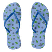 Blueberry Muster Flip Flops Badesandalen (Fußbett)