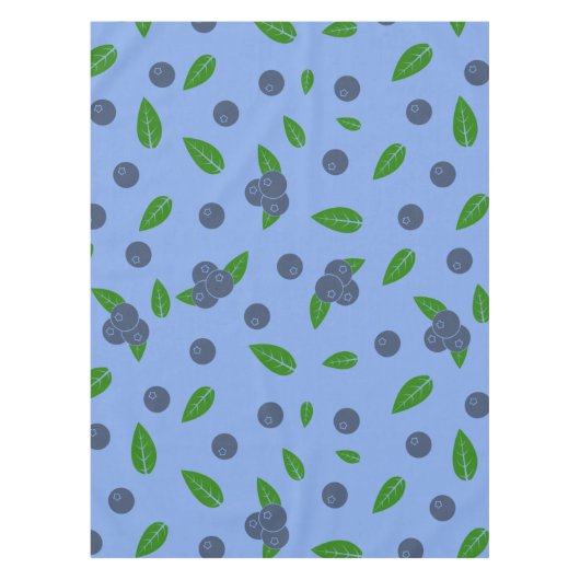 Blueberry-Muster Tablecloth Tischdecke (Vorderseite)