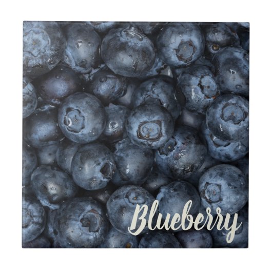 Blueberry Nah Up Detail für Veganer Fliese (Vorderseite)