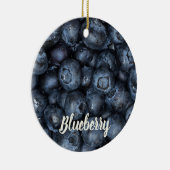 Blueberry Nah Up Detail für Veganer Keramik Ornament (Rechts)