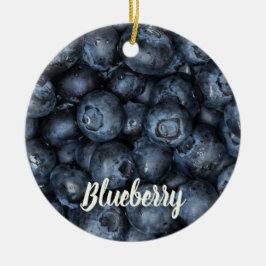 Blueberry Nah Up Detail für Veganer Keramik Ornament