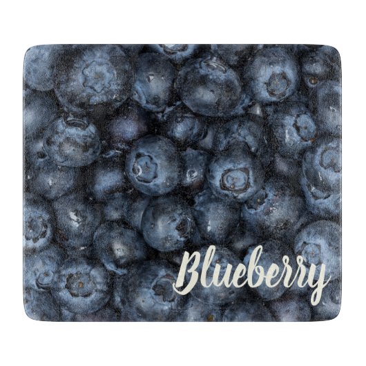 Blueberry Nah Up Detail für Veganer Schneidebrett (Vorderseite)