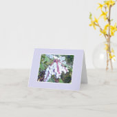 Blueberry notecard karte (Gelbe Blume)