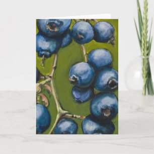 Blueberry Notecard Karte