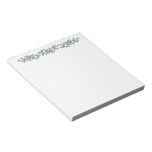 Blueberry Notepad Notizblock (angewinkelt)