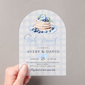 Blueberry Pancake Baby Brunch Baby Shower Boy Acryleinladungen (Insitu (Handheld))