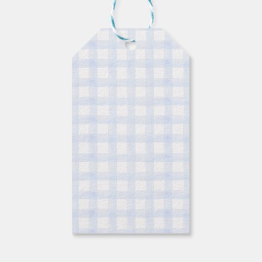 Blueberry Pancake Baby Brunch Baby Shower Boy Geschenkanhänger (Rückseite)