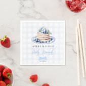 Blueberry Pancake Baby Brunch Baby Shower Boy Serviette (Beispiel)