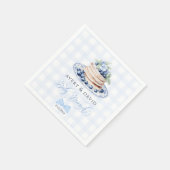 Blueberry Pancake Baby Brunch Baby Shower Boy Serviette (Ecke)