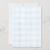 Blueberry Pancake Baby Brunch Babydusche Einladung (Rückseite)