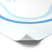 Blueberry Pancake Baby Brunch Babydusche Willkomme Poster (Ecke)