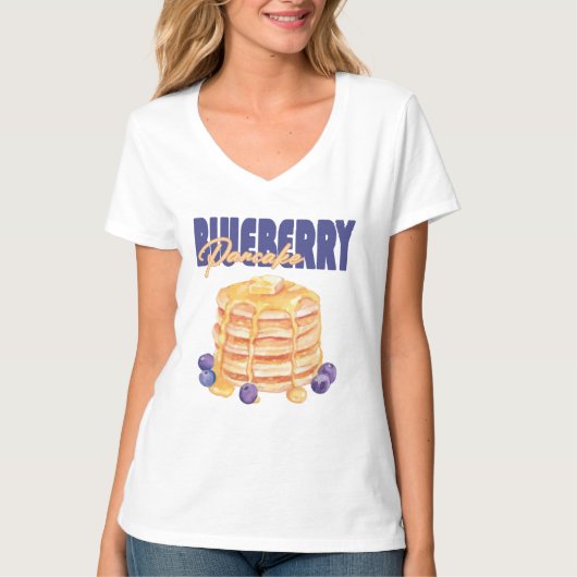 Blueberry Pancake Brunch T-Shirt (Vorderseite)