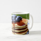Blueberry Pancakes Kaffeetasse (VorderseiteRechts)