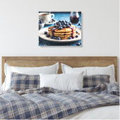 Blueberry Pancakes Leinwanddruck (Insitu (Schlafzimmer))