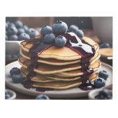 Blueberry Pancakes Notizblock (Vorderseite)