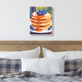 Blueberry Pancakes | Ölfarbe Leinwanddruck (Insitu (Schlafzimmer))
