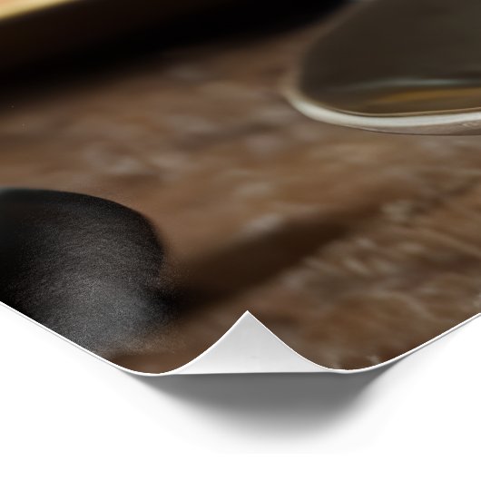 Blueberry Pancakes Poster (Ecke)