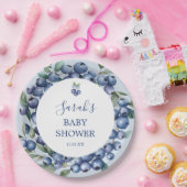 Blueberry Paper Plate Pappteller (Party)