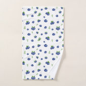 Blueberry Pattern Badhandtuch Set (Handtuch)