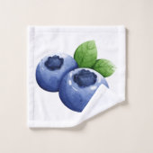 Blueberry Pattern Badhandtuch Set (Waschlappen)