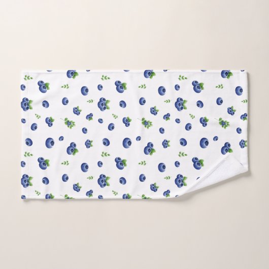 Blueberry Pattern Badhandtuch Set (Handtuch)