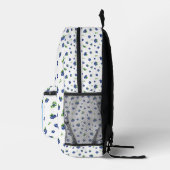 Blueberry Pattern Bedruckter Rucksack (Rechts)