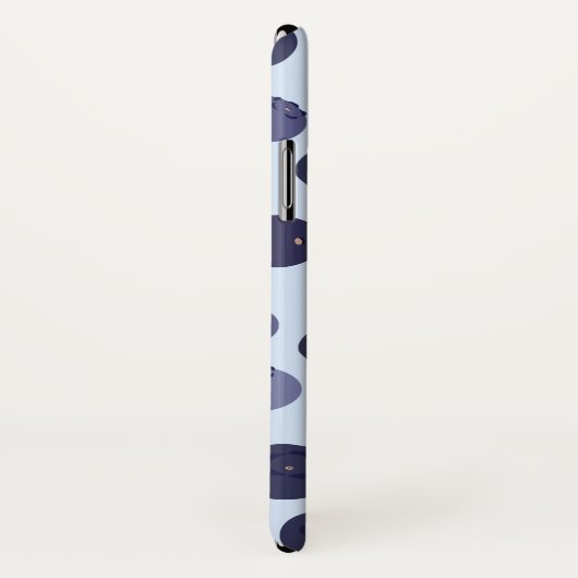 Blueberry Pattern Case-Mate iPhone Hülle (Hinten/Rechts)