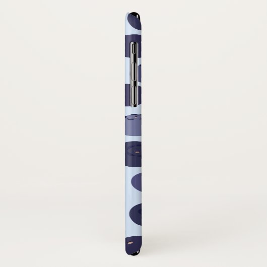 Blueberry Pattern Case-Mate iPhone Hülle (Hinten/Links)