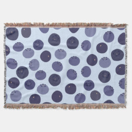 Blueberry Pattern Decke