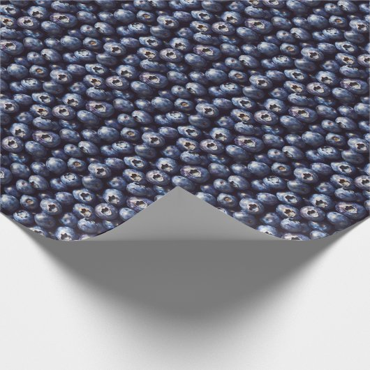 Blueberry Pattern Decoupage Geschenkpapier (Ecke)
