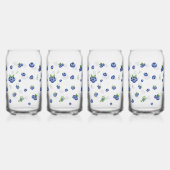 Blueberry Pattern Dosenglas (Hinten)