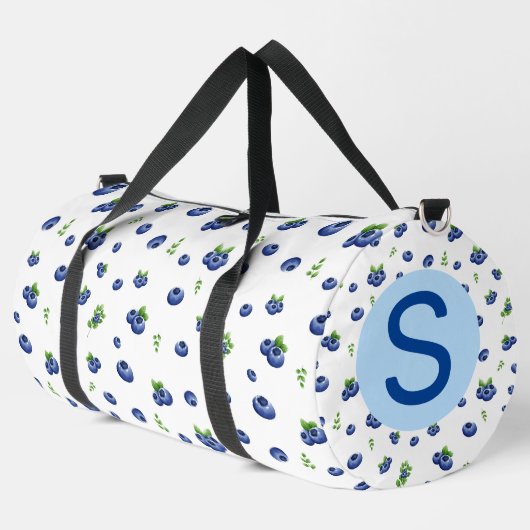 Blueberry Pattern Duffle Bag (Linke Ecke)