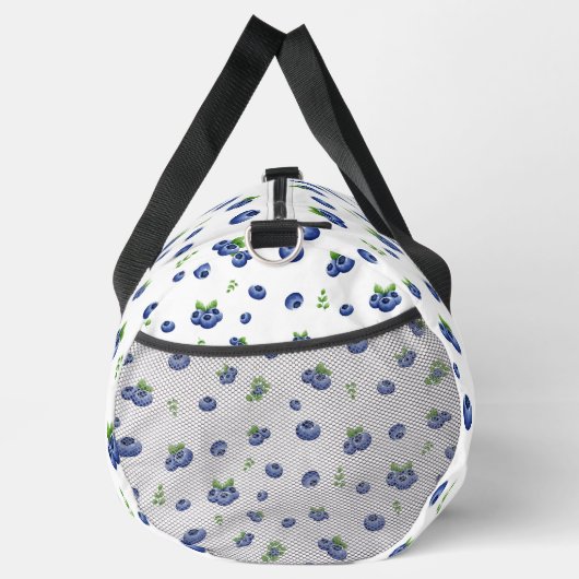 Blueberry Pattern Duffle Bag (Rechts)