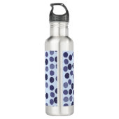 Blueberry Pattern Edelstahlflasche (Rückseite)