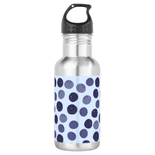 Blueberry Pattern Edelstahlflasche