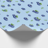 Blueberry Pattern Geschenkpapier (Ecke)