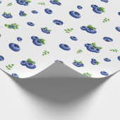 Blueberry Pattern Geschenkpapier (Ecke)