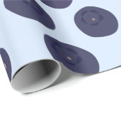 Blueberry Pattern Geschenkpapier (Rolleneckpunkt)