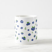 Blueberry Pattern Kaffeetasse (Mittel)