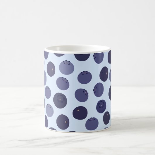 Blueberry Pattern Kaffeetasse (Mittel)