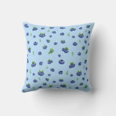 Blueberry Pattern Kissen (Rückseite)