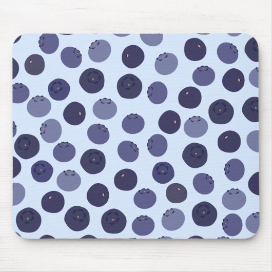 Blueberry Pattern Mousepad (Vorne)