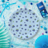 Blueberry Pattern Pappteller (Party)