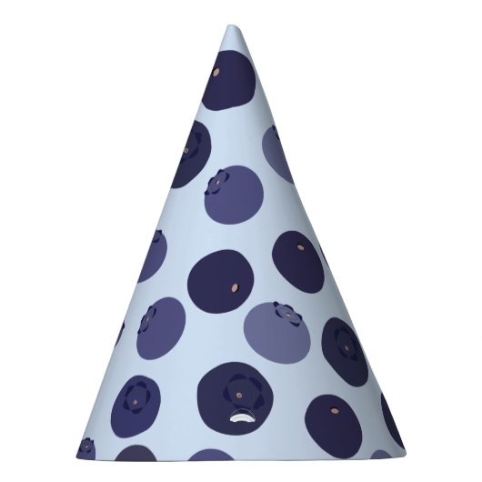 Blueberry Pattern Partyhütchen (Rechts)