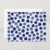 Blueberry Pattern Postkarte (Vorne/Hinten)