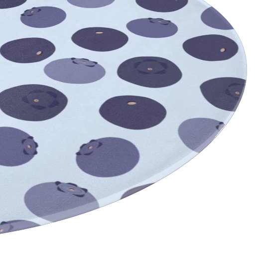 Blueberry Pattern Schneidebrett (Ecke)