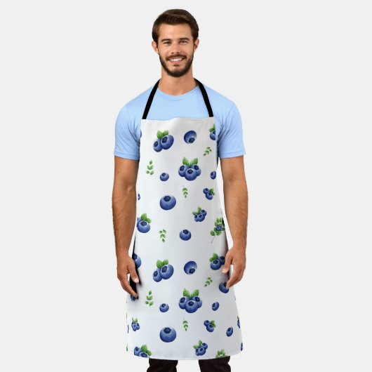 Blueberry Pattern Schürze (Getragen)